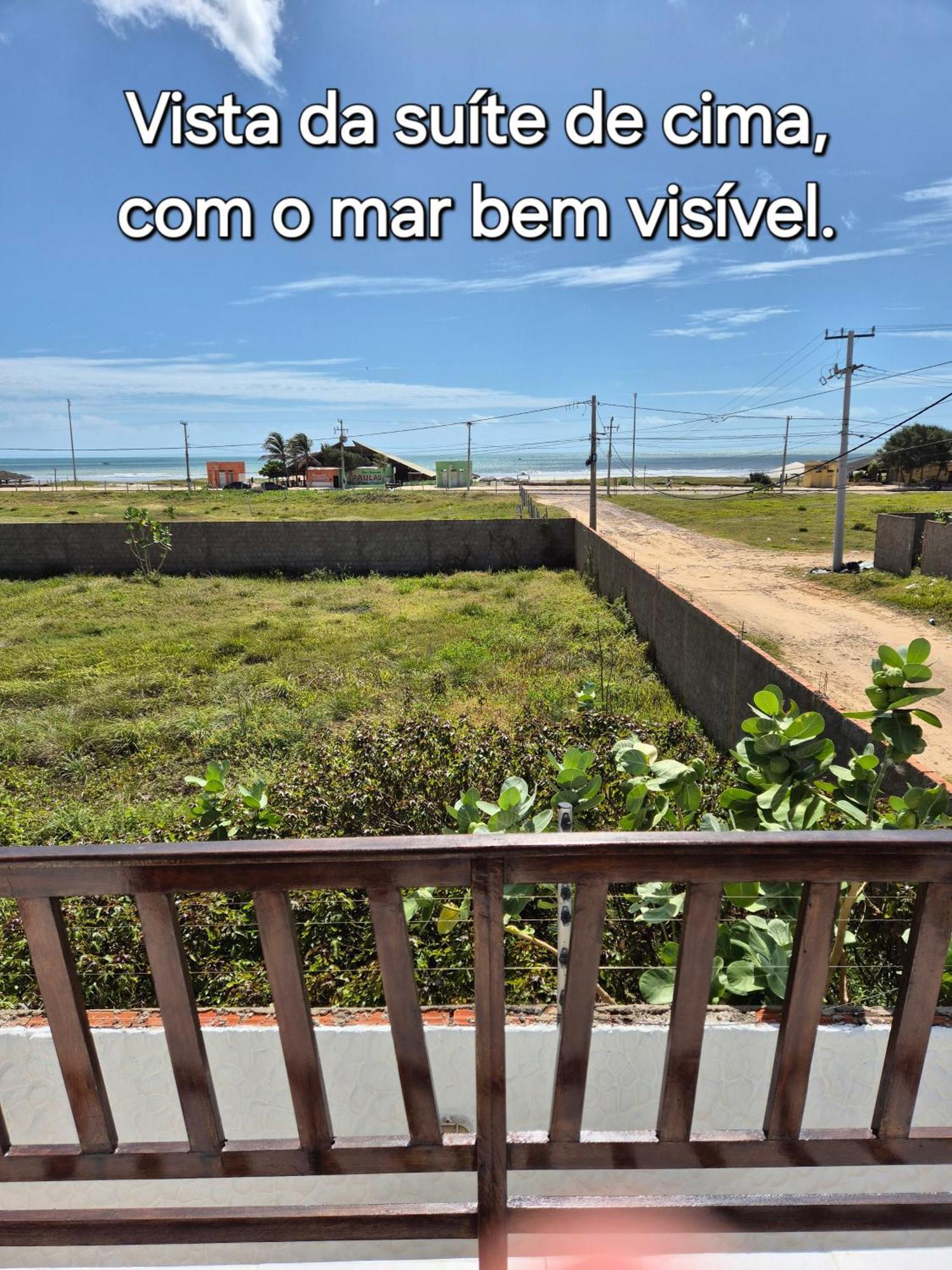 Casa Na Praia Com Vista Para O Mar Luís Correia Exterior foto